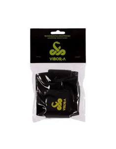 Muñequera Neopreno Vibor-A Negro | Ofertas de pádel